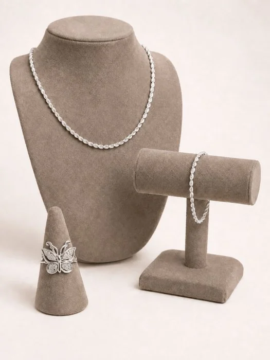 3 piece jewellery set Silver