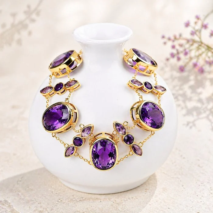 Bracelet Silver - Amethyst - Certified