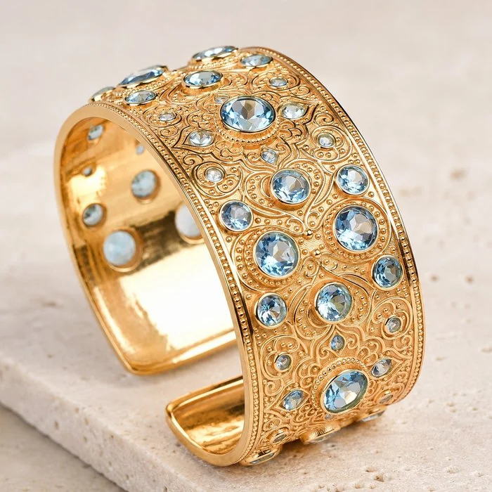 Bracelet Silver - Topaz - Certified
