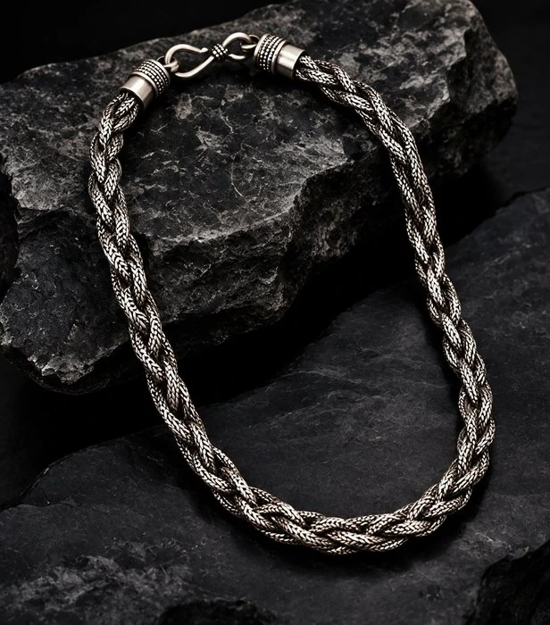 Chain Silver - Braided Silver Chain