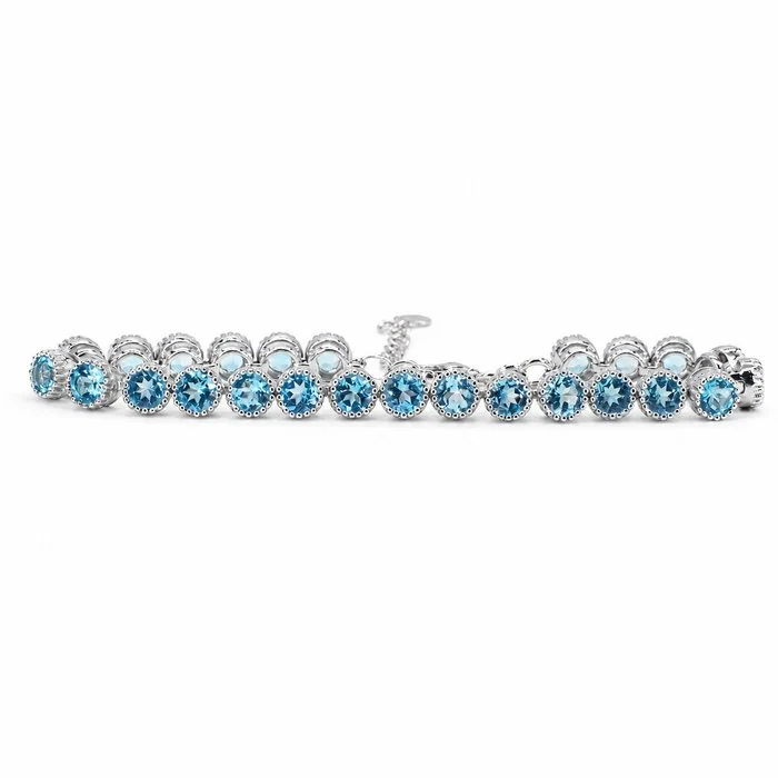Bracelet Gold - plated Topaz - 18K Gold Plated