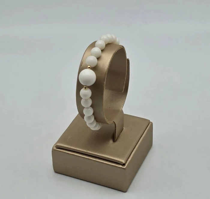 Bracelet - 18 kt. Yellow gold Coral - Coral, sizes from 4.5 to 9.