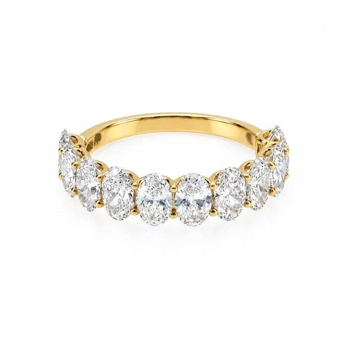 Ring - 14 kt. Yellow gold - 3.06ct. tw. Diamond (Lab - grown)