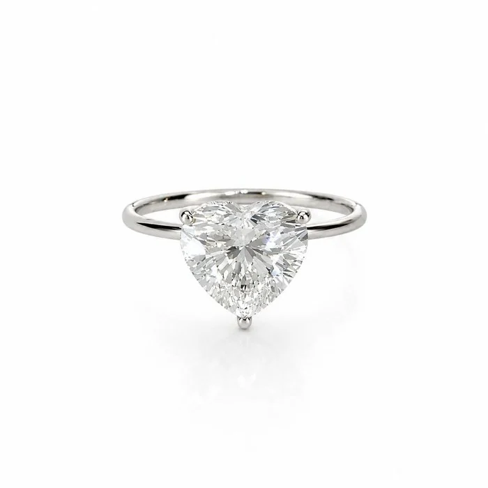 Ring - 14 kt. White gold - 3.01ct. tw. Diamond (Lab - grown)