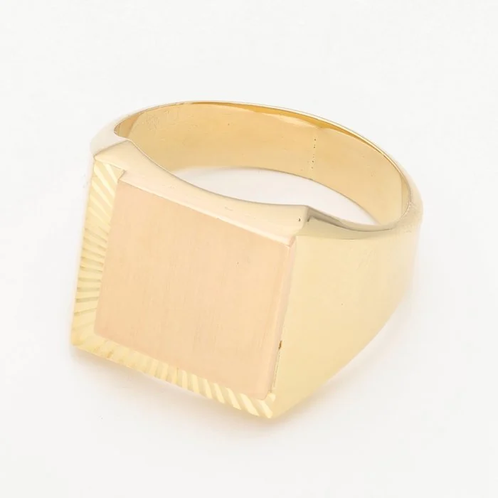Ring - 18 kt. Yellow gold - Seal