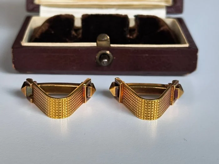 Other brand - Cufflinks - 18 kt. Yellow gold - Art Deco 1930 - 40's