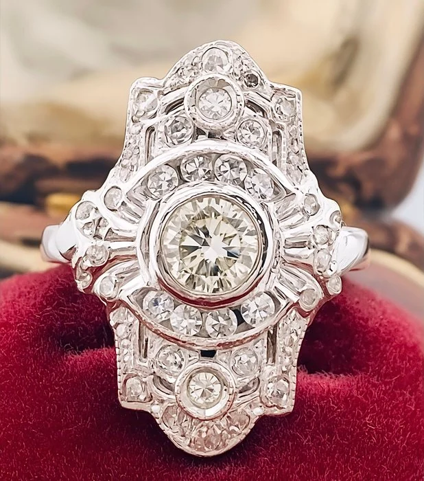 Ring Platinum Diamond (Natural) - Diamond