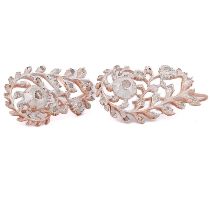 Earrings - 9 kt. Rose gold - 0.70ct. tw. Diamond (Natural)