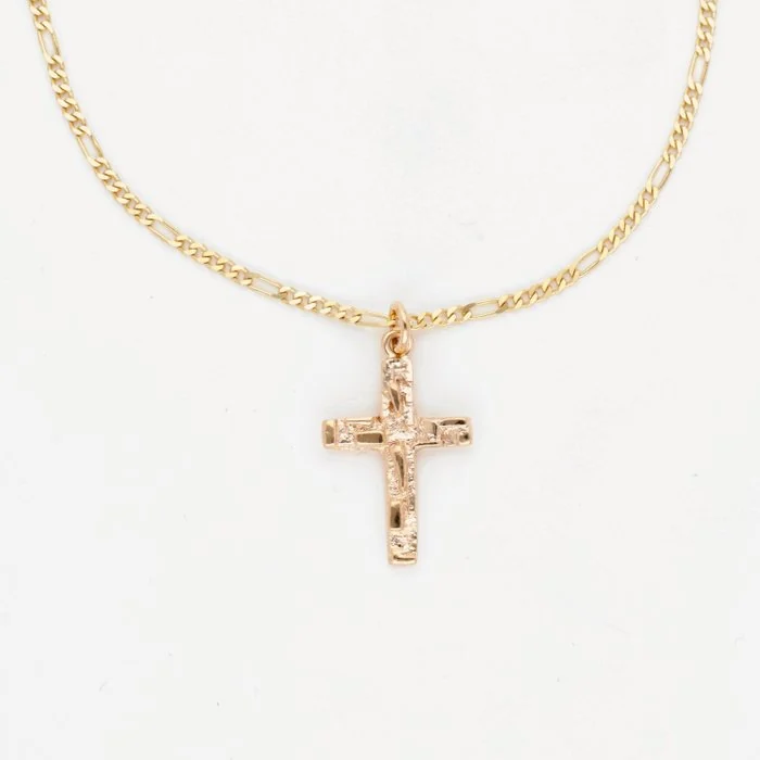 Necklace with pendant - 14 kt. Yellow gold - Kruis