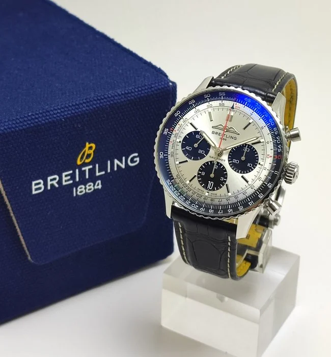 Breitling - Navitimer B01 “Silver” Chronograph - AB0138241G1P1 - Men - 2023