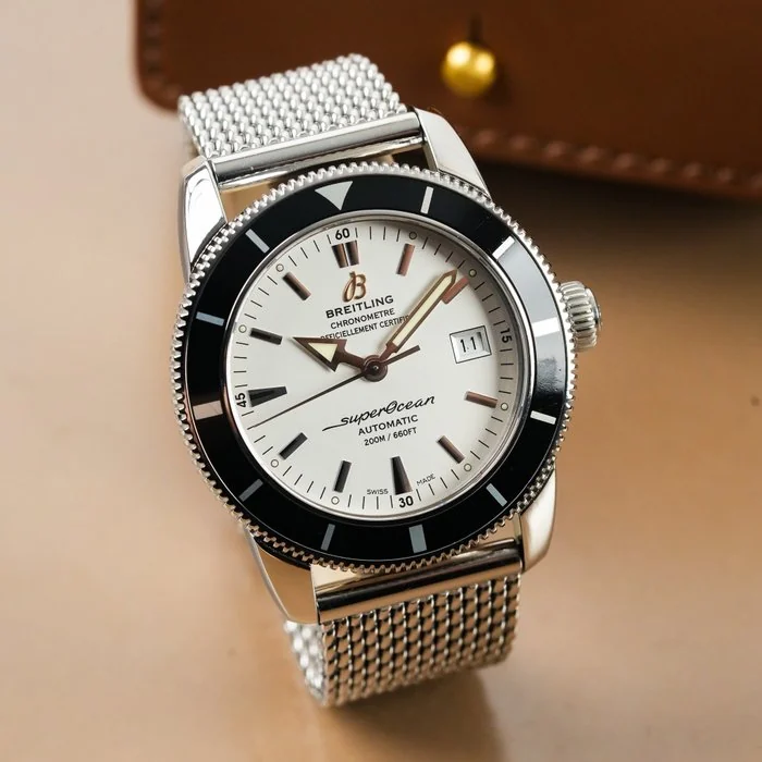 Breitling - Superocean Heritage 42 - Silver Dial - A17321 - Men - 2010 - 2020