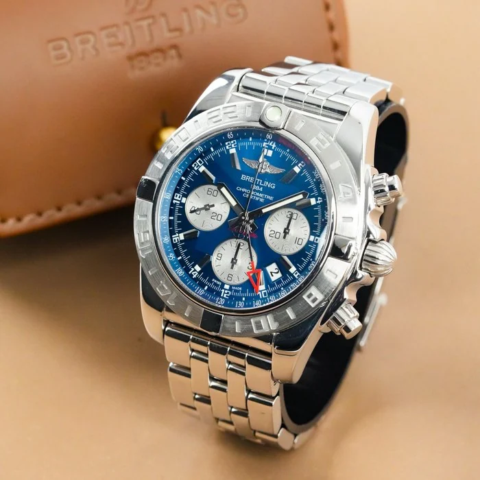 Breitling - Chronomat 44 GMT Blue Dial - AB0420 - Men - 2010 - 2020