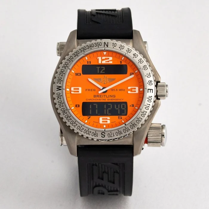 Breitling - Emergency Titanium "Orange Dial" - E76321 - Men - 2000 - 2010