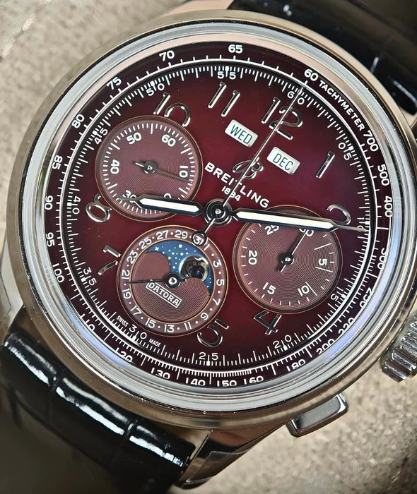 Breitling - Premier B25 Datora Burgundy Singapore Limited to 60 Pcs. - AB25101A1K1P1 - Men - 2026