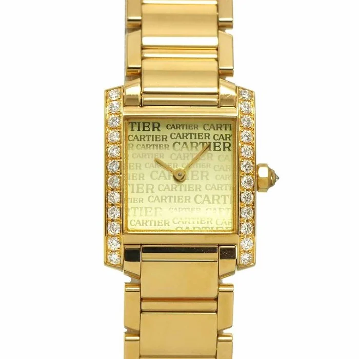 Cartier - Tank Française - WE1023R8 - Women - 2000 - 2010