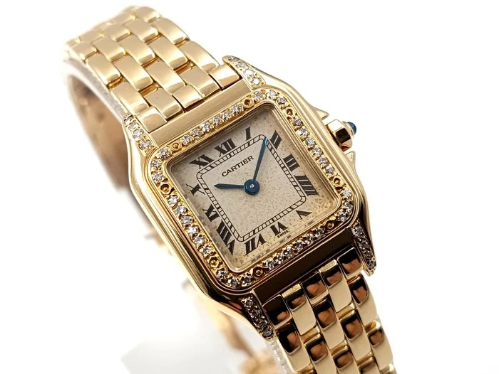 Cartier - Panthère PM - 18k Gold & Diamonds - Serviced - Women - 1990 - 1999