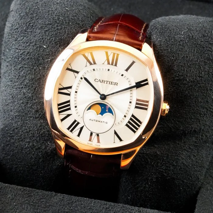 Cartier - Drive de Cartier 18k Rose Gold Moonphase - WGNM0008 - Men - 2010 - 2020