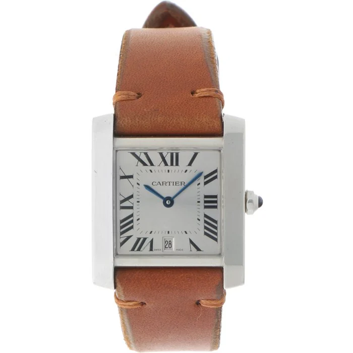 Cartier - Tank Française "Property of Cartier" - W51022Q3 / 2682 - Unisex - 1990 - 1999