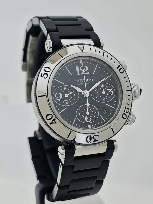 Cartier - Pasha Seatimer - W31088U2 - Men - 2010 - 2020