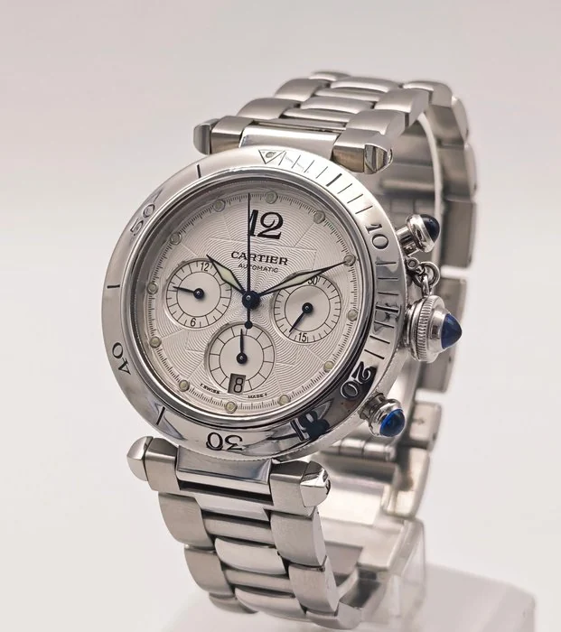 Cartier - Pasha de Cartier Chronograph Automatic - W3103055 - Unisex - 2000 - 2010