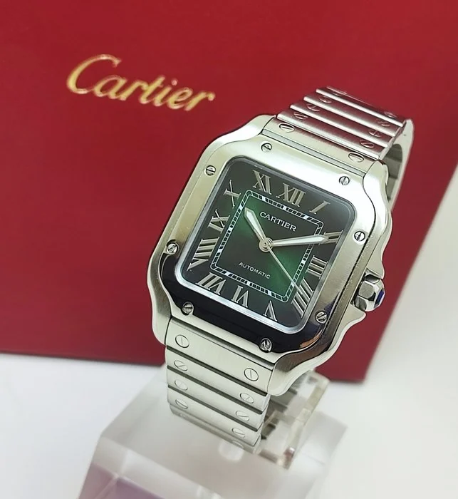 Cartier - Santos Medium Green - WSSA0061 - Men - 2020 - 2025