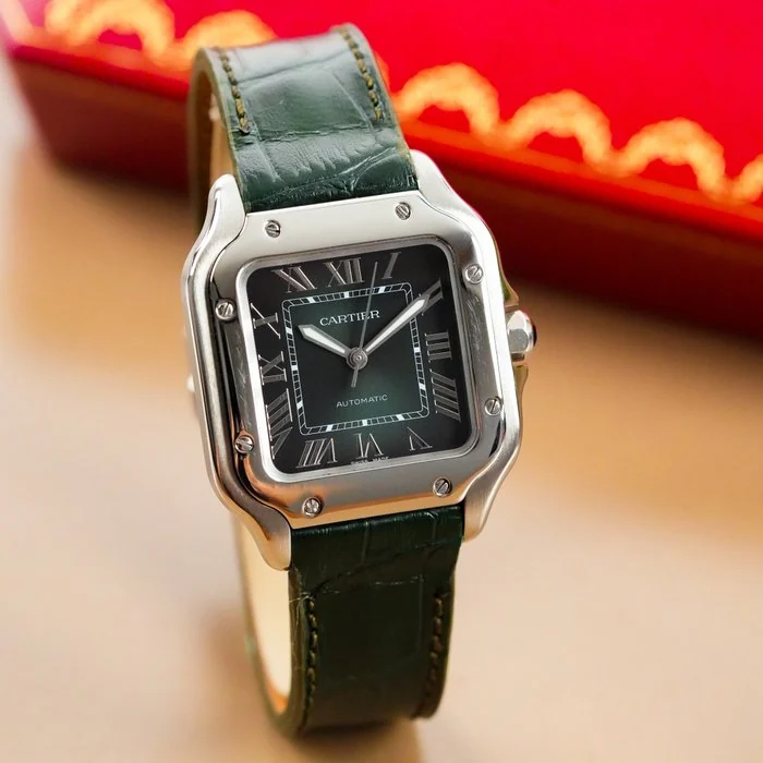 Cartier - Santos Green Dial - 4075 - Men - 2025+