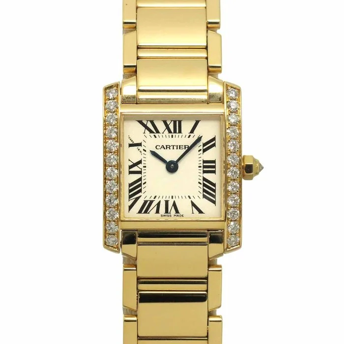 Cartier - Tank Française - WE1001R8 - Women - 2010 - 2020