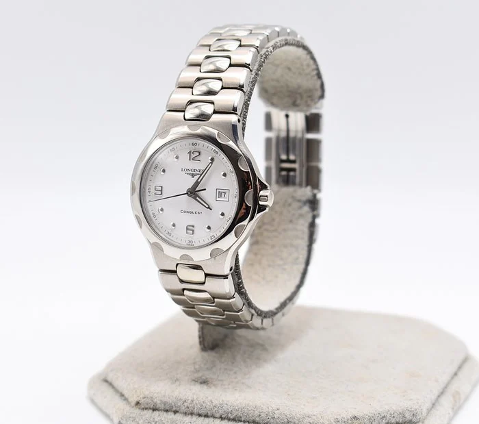 Longines - Conquest - Quartz - L1.505.4 - Date - NOS - Men - 1990 - 1999