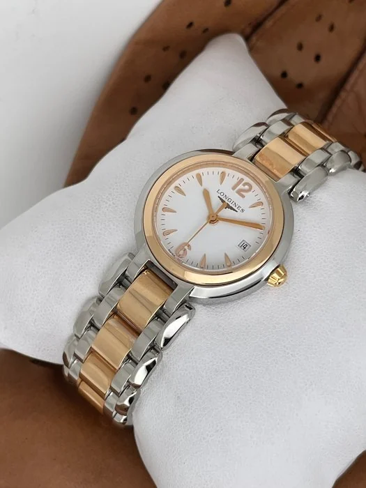 Longines - PrimaLuna 18K Gold/Steel - L8.110.5.16.6 - Women - 2010 - 2020