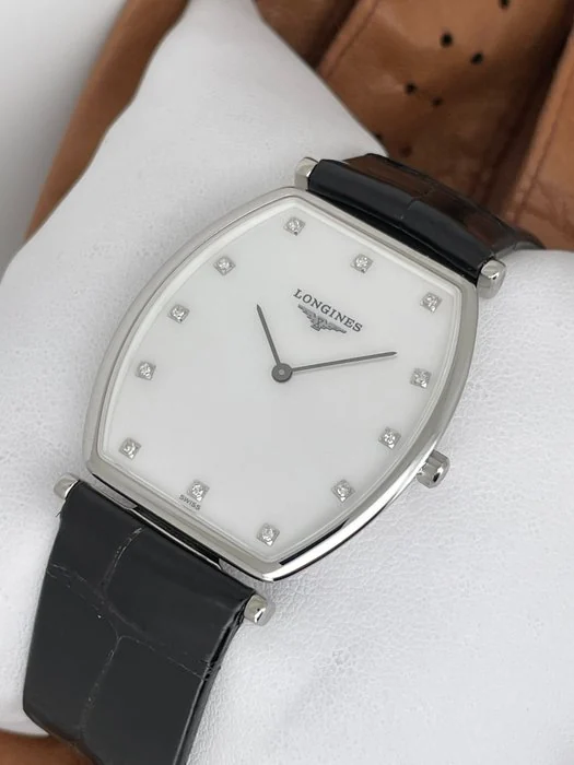Longines - La Grande Classique Tonneau 30 Diamonds Mid Size - L4.705.4.87.2 - Unisex - 2010 - 2020