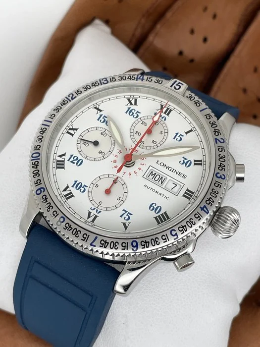 Longines - Lindbergh Special Series Hour Angle Chronograph Automatic - L2.618.4 - Men - 2000 - 2010