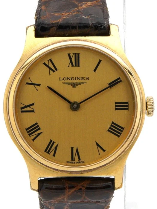 Longines - Vintage Roman Numeral Dress Watch - 17889613 - Men - 1980 - 1989