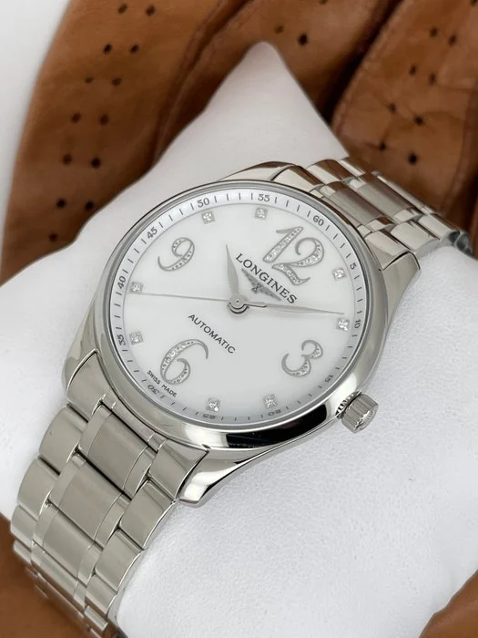 Longines - Longines Master Collection Mid - Size Diamonds Automatic - L2.518.4.88.6 - Women - 2010 - 2020