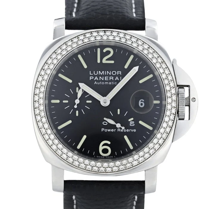 Panerai - Luminor Power Reserve Aftermarket diamond - set bezel - PAM00090 - Men - 2000 - 2010