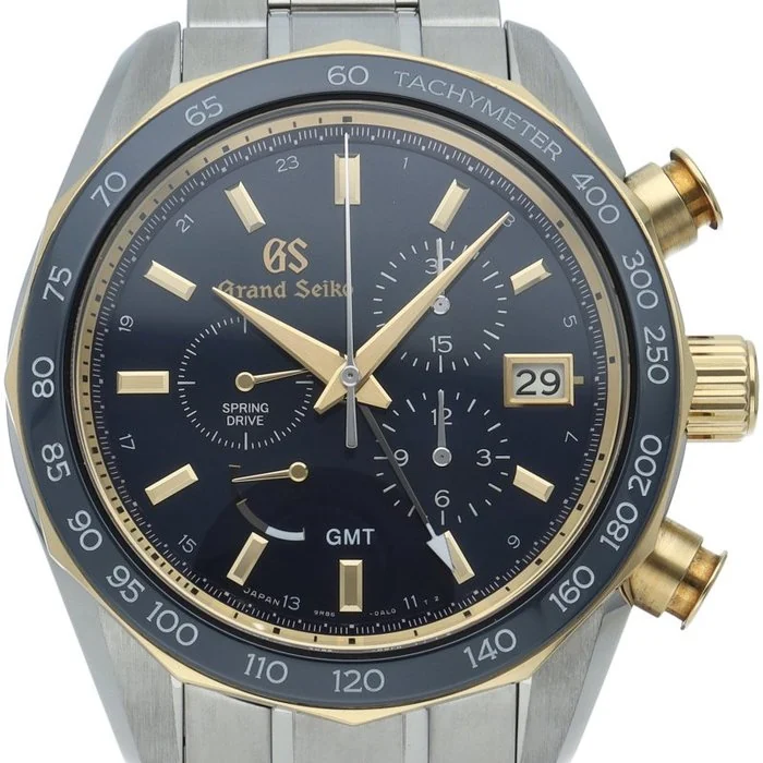 Seiko - Grand Seiko Spring Drive Chronograph GMT 1.7" Sport Collection - SBGC242/9R86 - 0AL0 - Men - 2020+