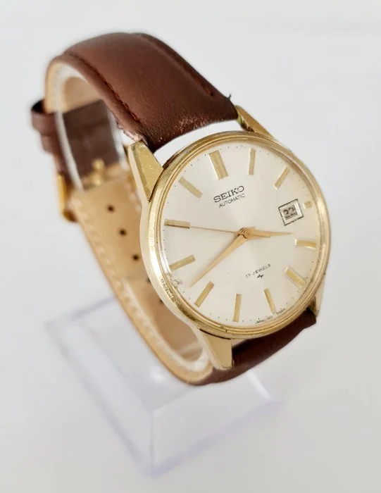 Seiko - Vintage Seiko 7005 - 2000 Automatic 17J Gold Tone Dress Watch - Men - 1960 - 1969