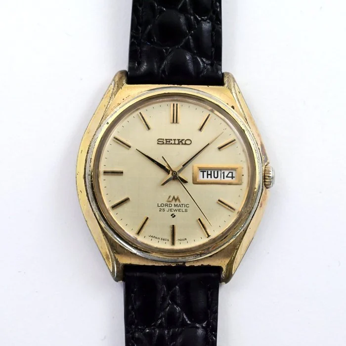 Seiko - LordMatic 25 Jewels Vintage Watch SGP Gold Automatic Ref.5606 - 7010 - 5606 - 7010 - Men - 1971