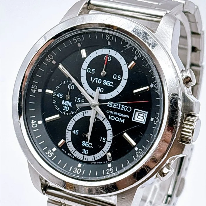 Seiko - CHRONOGRAPH 100M - 4T57 - 00C0 - Men - 2000 - 2010