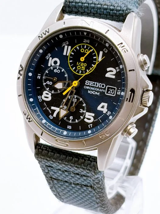 Seiko - Chronograph - 7T92 - 0DX0 - Men - 2000 - 2010