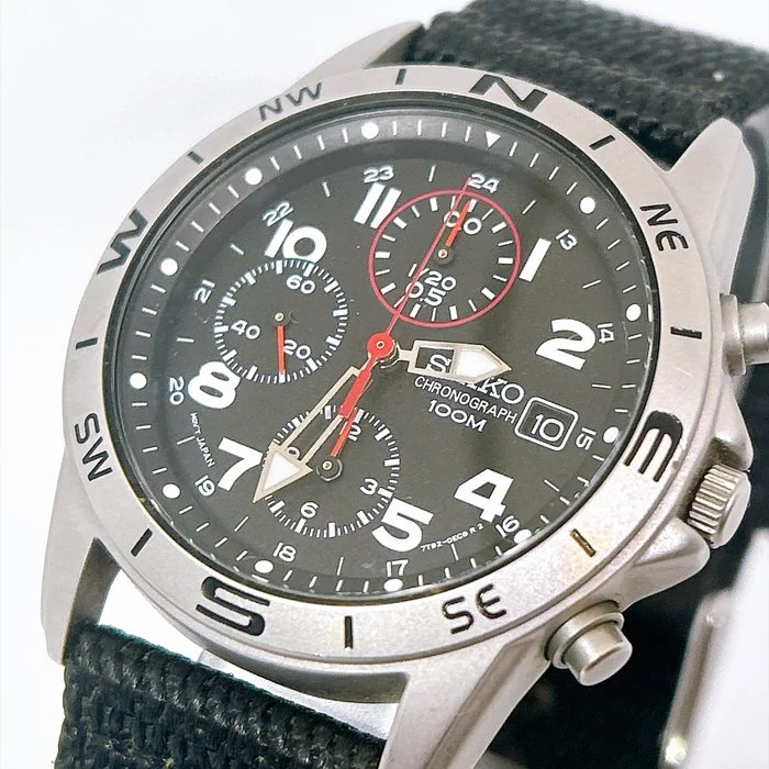 Seiko - Chronograph 100M - 7T92 - 0DX0 - Men - 2000 - 2010