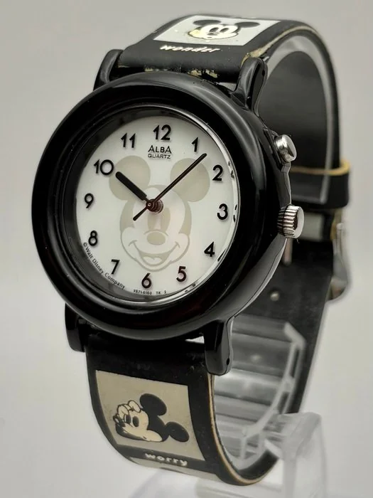 Seiko - SEIKO ALBA Disney Mickey Mouse Vintage Quartz Watch V671 - 6030 – Made in Japan – 1994 - Men - 1994