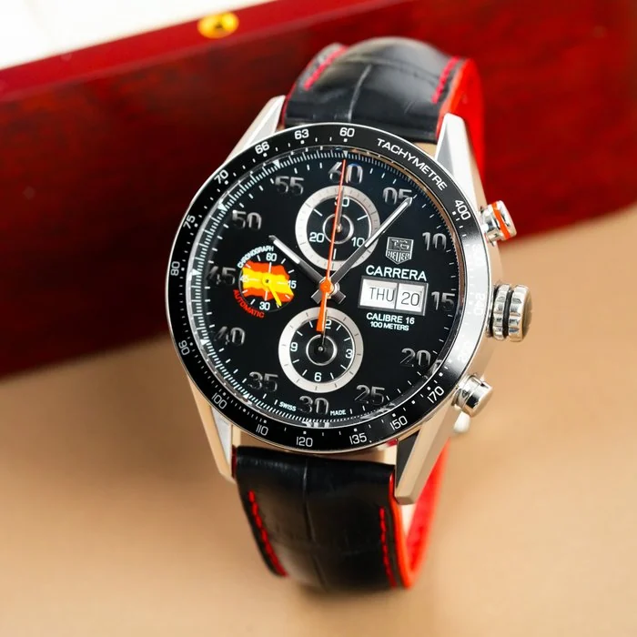 TAG Heuer - Carrera Calibre 16 Day Date Spain Limited Edition - CV2A1P.FC6301 - Men - 2010 - 2020