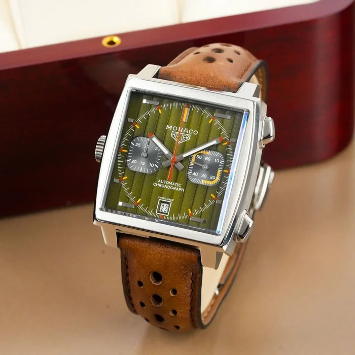TAG Heuer - Monaco 50.th Anniversary ''one of 169'' limited Edition Green Dial - CAW211V - Men - 2020+