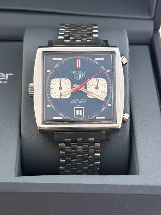 Heuer - Monaco Steve McQuen - 1133B - Men - 1969