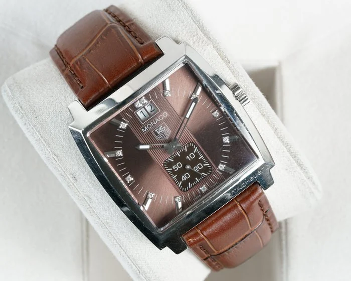 TAG Heuer - Monaco - Diamond - Grande Date - WAW1315 - Unisex - 2010 - 2020