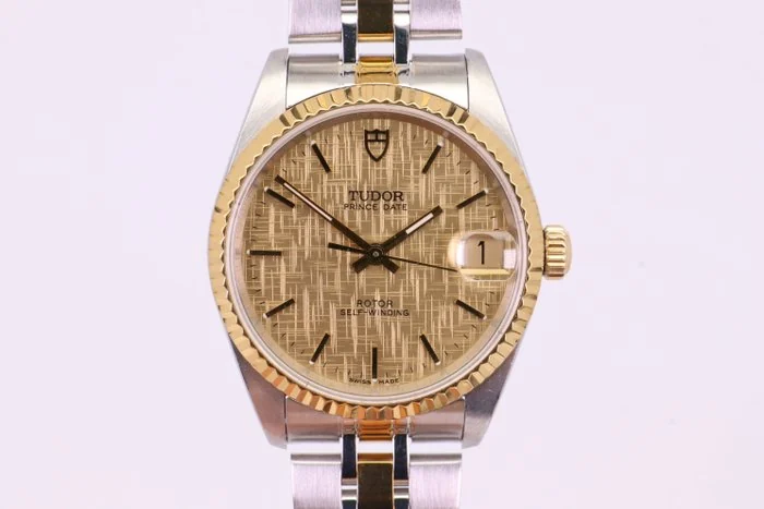 Tudor - Prince Date - 72033 | Gold Linen Dial - Unisex - 2000 - 2010