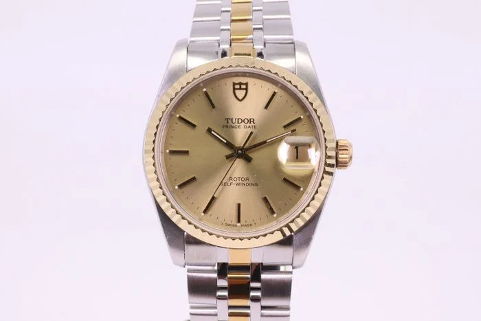 Tudor - Prince Date - 74033 | Champagne Dial - Men - 2000 - 2010