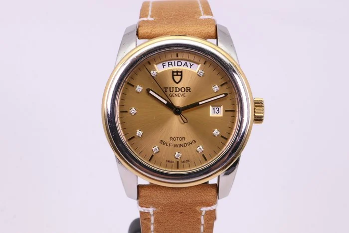Tudor - Glamour - 56003 | Champagne Dial w/ Diamonds - Men - 2010 - 2020