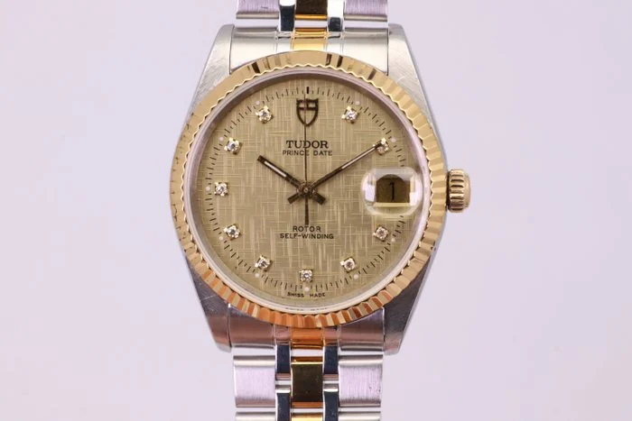 Tudor - Prince Date - 74033 | Rolex Crown & Caseback - Men - 1990 - 1999