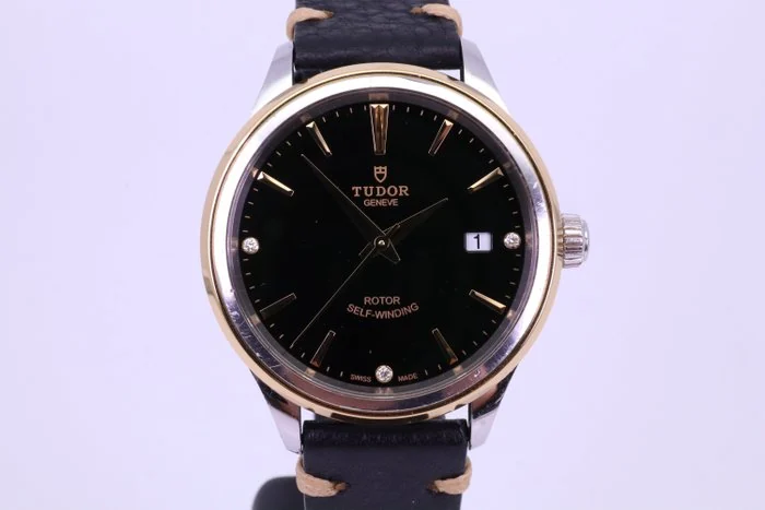Tudor - Style - 12503 | Black Dial w/ Diamonds - Men - 2000 - 2010